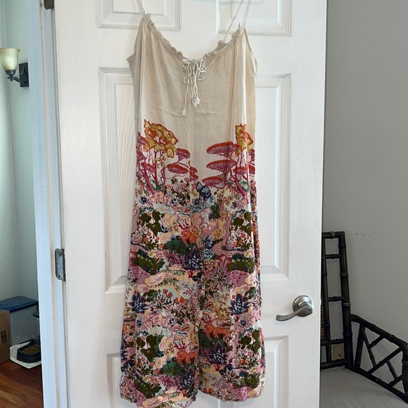 Anthropologie Pants - Anthropologie Wide Leg Capri Length Romper - Medium